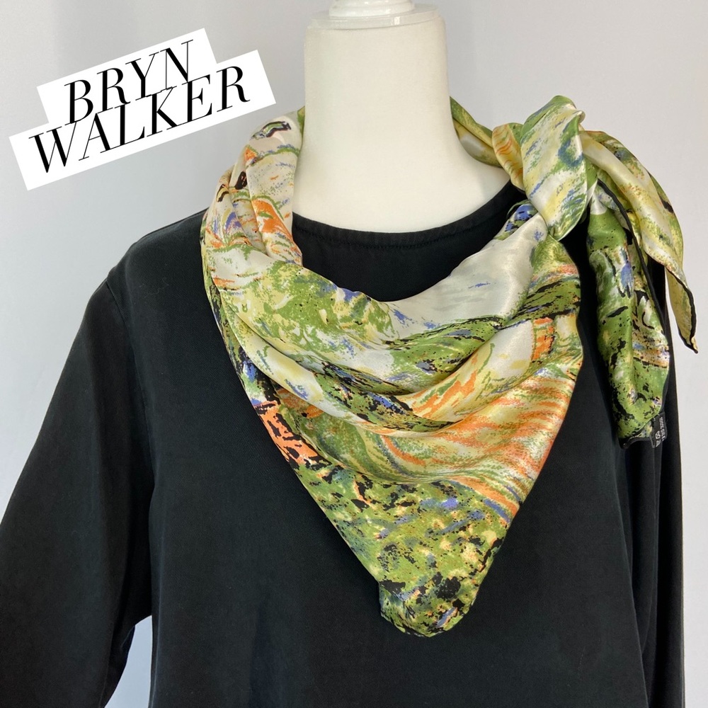 BRYN WALKER 100% Tencel Black Long Sleeve Top